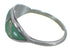 Sterling Silver Jewelry Opal And Turquoise Ring Size 5-3/4 AX52114
